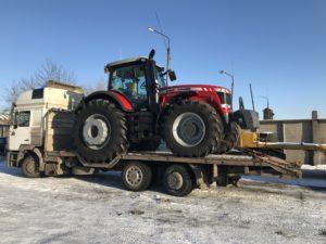 Перевозка трактора по Украине